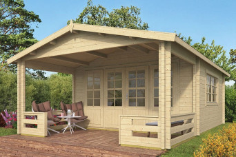  Tuindeco | Tuinhuis Ipswich met Luifel 200 cm 202816-31